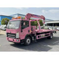 SINOTRUCK HOWO Flatbed Wrecker Truck With Crane